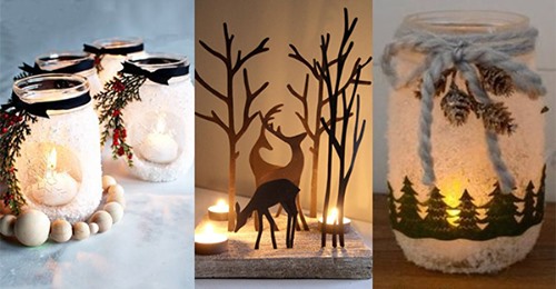 Gestalten Sie diese Weihnachten Ihr Haus gemütlich mit diesen weihnachtlicht ähnlichen Teelichthalter!