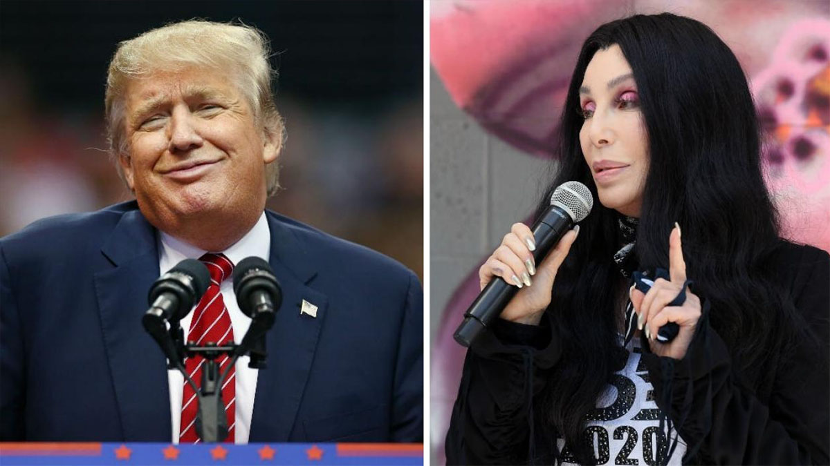 Sängerin Cher sagt, sie habe in ihrem Leben noch nie jemanden so gehasst wie Donald Trump