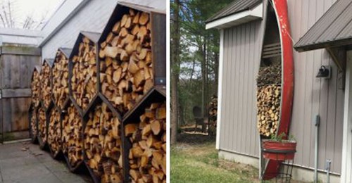 9 Ideen und Tipps für die richtige Lagerung von Brennholz