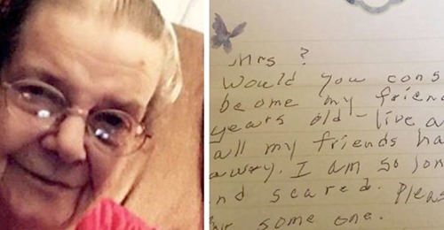 90-Jährige lässt ihrer Nachbarin einen handgeschriebenen Brief da: „Ich fühle mich furchtbar einsam.“