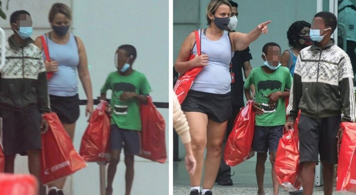 Zwei Waisenkinder versuchen, einer Passantin Süßigkeiten zu verkaufen: Sie bezahlt ihnen das Mittagessen und nimmt sie mit ins Einkaufszentrum
