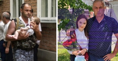 Er rettete ein sechs Monate altes Mädchen vor einem Terroranschlag: Fast 20 Jahre später taucht er bei ihrer Abschlussfeier auf