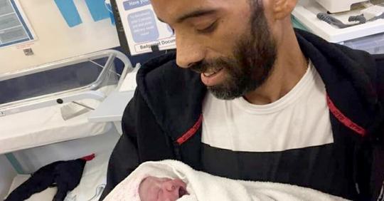 Krebskranker Vater stirbt 48 Stunden nach der Geburt seiner ersten Tochter