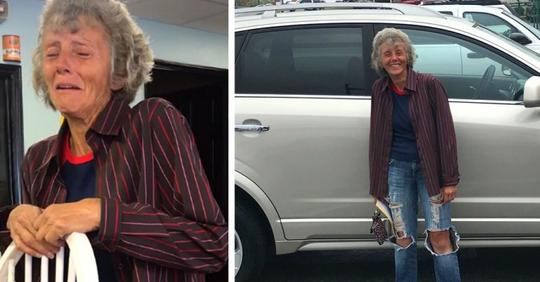Mit 60 Jahren läuft sie täglich fast 40Km zur Arbeit: Ihre Kollegen schenken ihr ein neues Auto