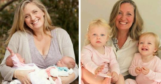 Alleinerziehende Mutter bringt mit 50 Jahren wunderschöne Zwillinge zur Welt, nachdem sie es 11 Jahre lang versucht hat