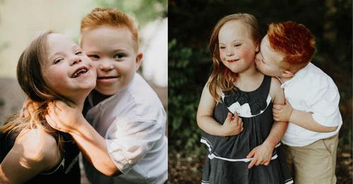 Fotografin fängt 'bedingungslose Liebe' zwischen zwei Kindern mit Down Syndrom ein – bezauberndes Fotoshooting