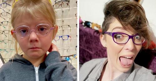 Kleines Mädchen ist traurig, weil sie eine Brille wird tragen müssen: Die Webnutzer trösten sie, indem sie ihr ihre Blickwinkel zeigen