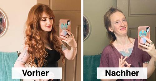 Vorher-nachher-Bilder: Frauen zeigen schönste Grimassen