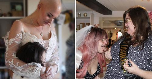 Mutter stirbt an Krebs und weiß, dass sie nie heiraten wird – dann macht beste Freundin ihr einen „Heiratsantrag“